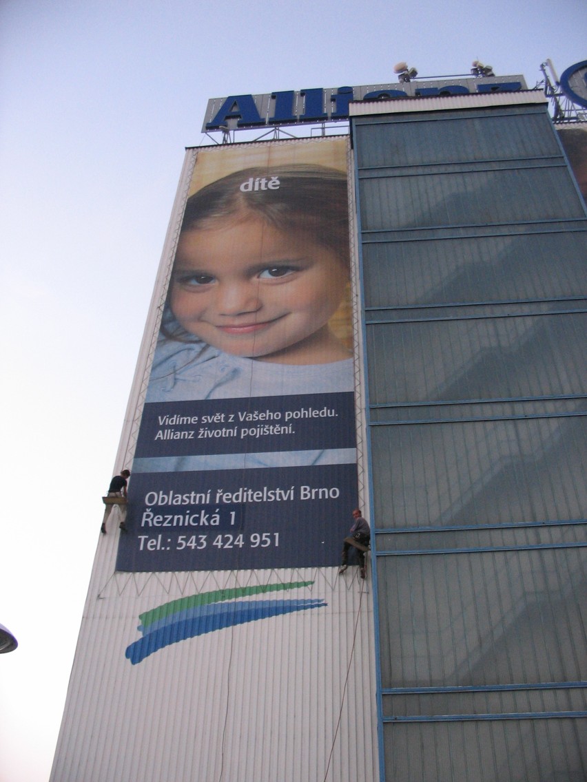 Allainz Brno - reklamní banner